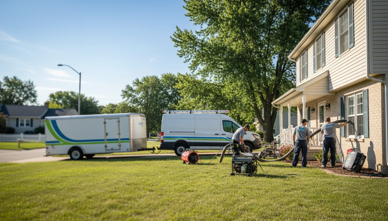 Flooded Basement Restoration And Cleanup With Repair in Rose Hill, IA near me